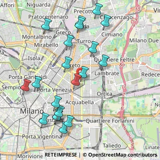 Mappa Via Carpaccio, 20133 Milano MI, Italia (2.291)