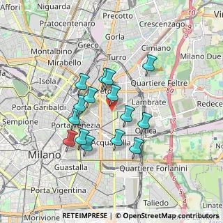 Mappa Via Carpaccio, 20133 Milano MI, Italia (1.42267)