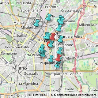 Mappa Via Carpaccio, 20133 Milano MI, Italia (1.357)