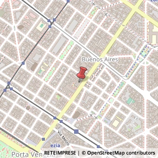 Mappa Corso Buenos Aires, 25, 20124 Milano, Milano (Lombardia)