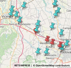 Mappa A4 Torino - Trieste, 36040 Grisignano di Zocco VI, Italia (10.3635)