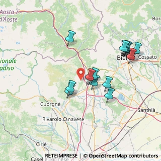 Mappa Via Conte di Castellamonte Michele Cagnis, 10010 Lessolo TO, Italia (14.58143)