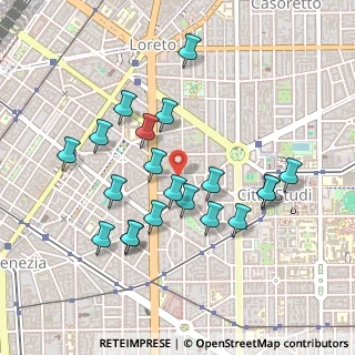 Mappa Via Sansovino, 20133 Milano MI, Italia (0.4525)