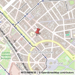 Mappa Via Pietro Moscati, 8, 20154 Milano, Milano (Lombardia)