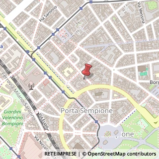 Mappa Via Francesco Londonio, 1, 20154 Milano, Milano (Lombardia)
