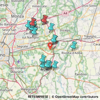 Mappa Via Eugenio Curiel, 20060 Liscate MI, Italia (7.5275)