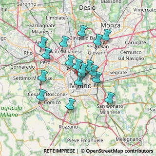 Mappa CAP, 20121 Milano MI, Italia (5.70278)