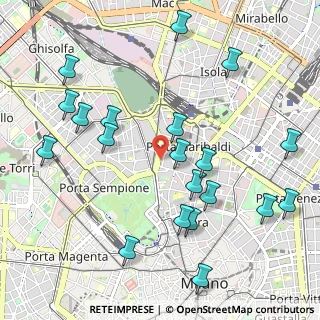 Mappa CAP, 20121 Milano MI, Italia (1.188)