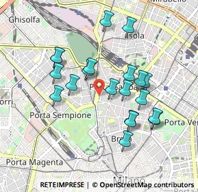 Mappa CAP, 20121 Milano MI, Italia (0.844)