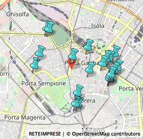 Mappa CAP, 20121 Milano MI, Italia (0.9495)