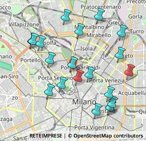 Mappa CAP, 20121 Milano MI, Italia (2.17)