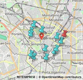Mappa CAP, 20121 Milano MI, Italia (1.59385)