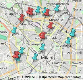 Mappa CAP, 20121 Milano MI, Italia (2.332)