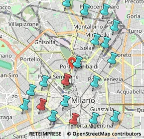 Mappa CAP, 20121 Milano MI, Italia (2.445)