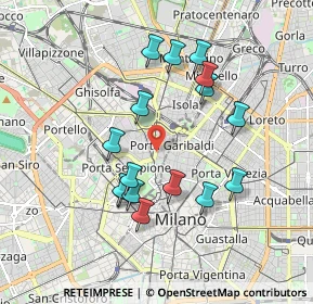 Mappa CAP, 20121 Milano MI, Italia (1.71)