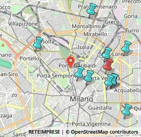Mappa CAP, 20121 Milano MI, Italia (2.29182)
