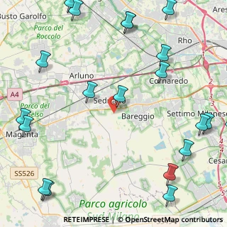 Mappa Via Cascina Parini, 20018 Sedriano MI, Italia (6.461)