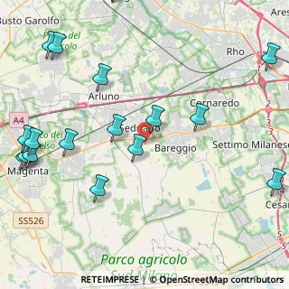 Mappa Via Cascina Parini, 20018 Sedriano MI, Italia (6.06842)