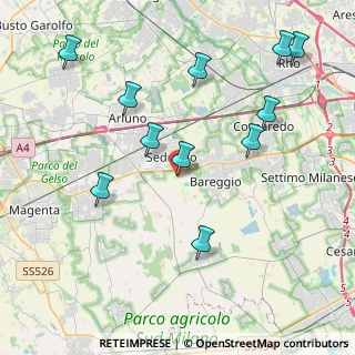 Mappa Via Cascina Parini, 20018 Sedriano MI, Italia (4.46091)