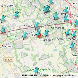 Mappa Via Cascina Parini, 20018 Sedriano MI, Italia (6.114)
