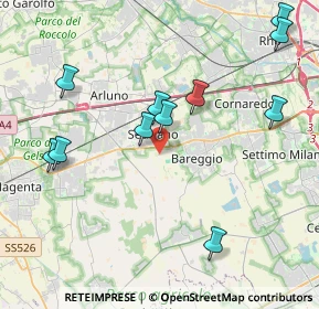 Mappa Via Cascina Parini, 20018 Sedriano MI, Italia (4.42727)