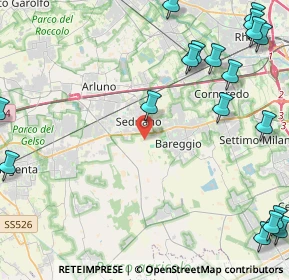 Mappa Via Cascina Parini, 20018 Sedriano MI, Italia (6.754)