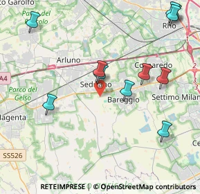 Mappa Via Cascina Parini, 20018 Sedriano MI, Italia (4.81182)