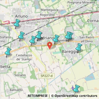 Mappa Via Cascina Parini, 20018 Sedriano MI, Italia (2.26636)