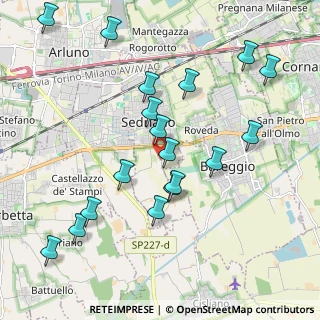 Mappa Via Cascina Parini, 20018 Sedriano MI, Italia (2.16222)