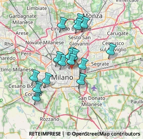 Mappa Via Stradella 7 Via Stradella 1 |, 20129 Milano MI, Italia (5.64353)
