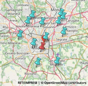 Mappa Via Stradella 7 Via Stradella 1 |, 20129 Milano MI, Italia (7.15077)