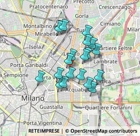 Mappa Via Stradella 7 Via Stradella 1 |, 20129 Milano MI, Italia (1.336)