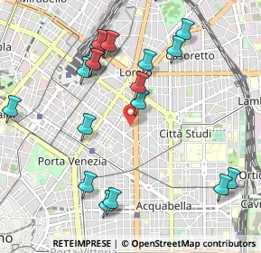 Mappa Via Rodolfo Farneti, 20129 Milano MI, Italia (1.147)