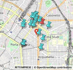 Mappa Via Rodolfo Farneti, 20129 Milano MI, Italia (0.698)