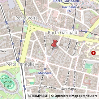Mappa Corso Garibaldi, 113, 20121 Milano, Milano (Lombardia)
