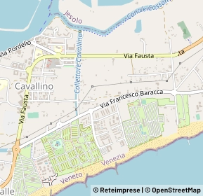 Mappa Via delle boarie, 30013 Cavallino Treporti VE, Italia (0.37692)
