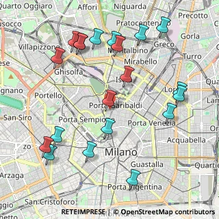 Mappa Via Volta Alessandro, 20121 Milano MI, Italia (2.3835)
