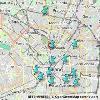 Mappa Via Volta Alessandro, 20121 Milano MI, Italia (2.41917)