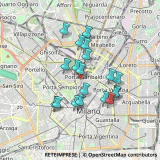 Mappa Via Volta Alessandro, 20121 Milano MI, Italia (1.59158)