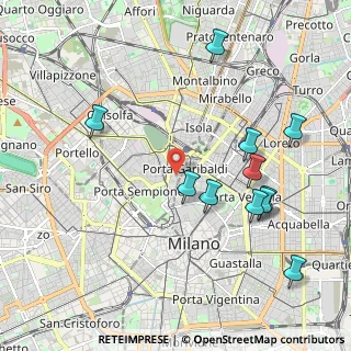 Mappa Via Volta Alessandro, 20121 Milano MI, Italia (2.19818)