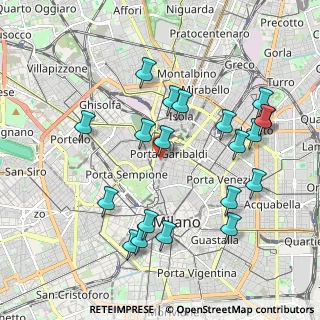 Mappa Via Volta Alessandro, 20121 Milano MI, Italia (2.0855)