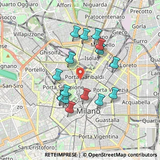 Mappa Via Volta Alessandro, 20121 Milano MI, Italia (1.71125)