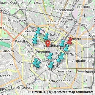 Mappa Via Volta Alessandro, 20121 Milano MI, Italia (1.58846)
