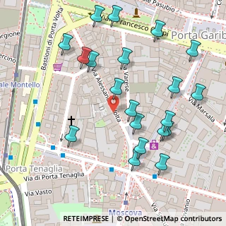 Mappa Via Volta Alessandro, 20121 Milano MI, Italia (0.1405)