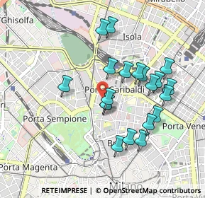 Mappa Via Volta Alessandro, 20121 Milano MI, Italia (0.8525)