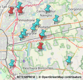 Mappa Via Grazia Deledda, 20096 Pioltello MI, Italia (4.52769)