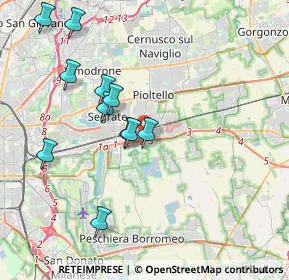 Mappa Via Cantamessa, 20096 Pioltello MI, Italia (3.82)