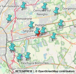 Mappa Via Grazia Deledda, 20096 Pioltello MI, Italia (4.59308)