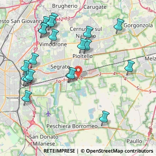 Mappa Via Cantamessa, 20096 Pioltello MI, Italia (5.013)