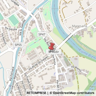 Mappa Via Roma, 56, 35010 Limena, Padova (Veneto)